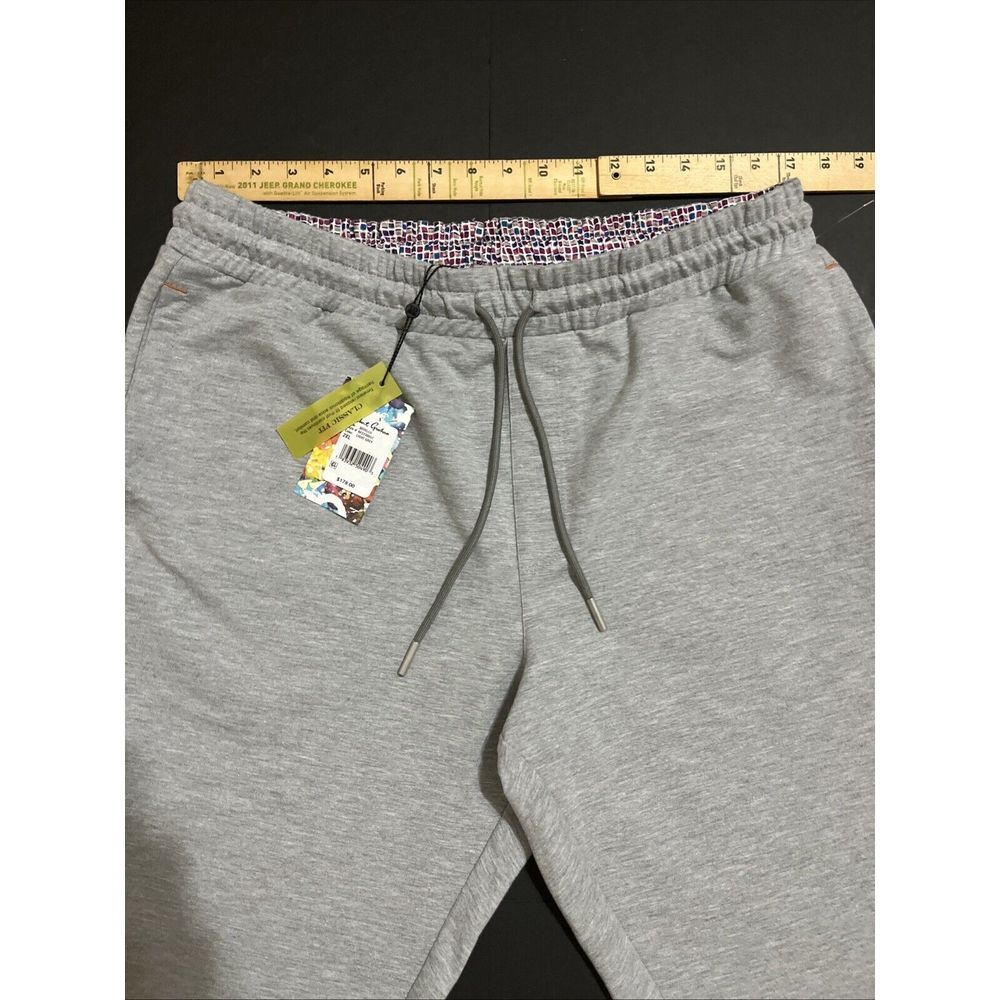Robert Graham Men's Joggers Sweatpants Size XXL Light Grey Botello Classis Fit - Picture 4 of 9